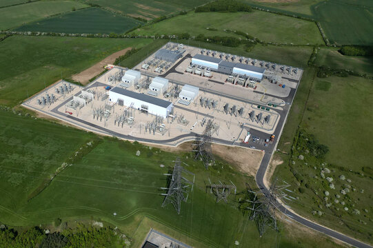 Hornsea 2 sub station. wind farm conversion station, Immingham Lincolnshire 