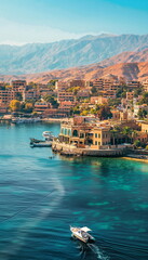 Aqaba in daylight The coastal city of Aqaba in Jor_006