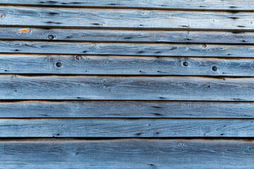 Texture of wooden planks in horizontal layers