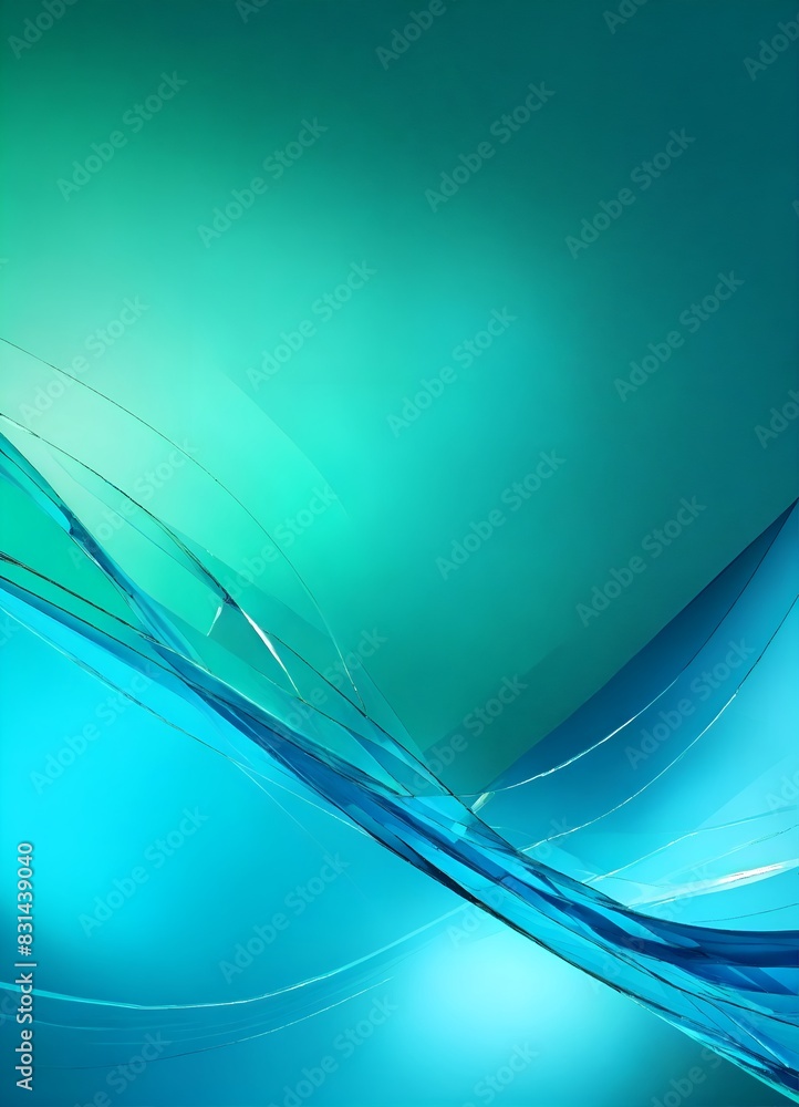 Canvas Prints abstract blue wave background