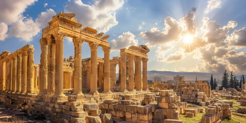 Baalbek in daylight Baalbek an ancient city in Leb_011