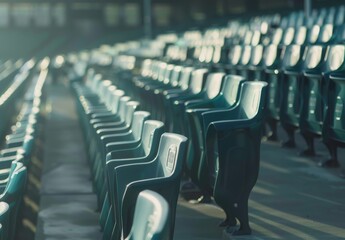 Stadium seats will be empty. Matches will proceed without fans present.