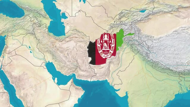 Afghanistan map