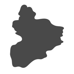 Vallée du Bandama map illustration 