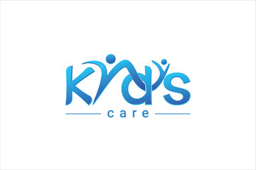 kids care logo design