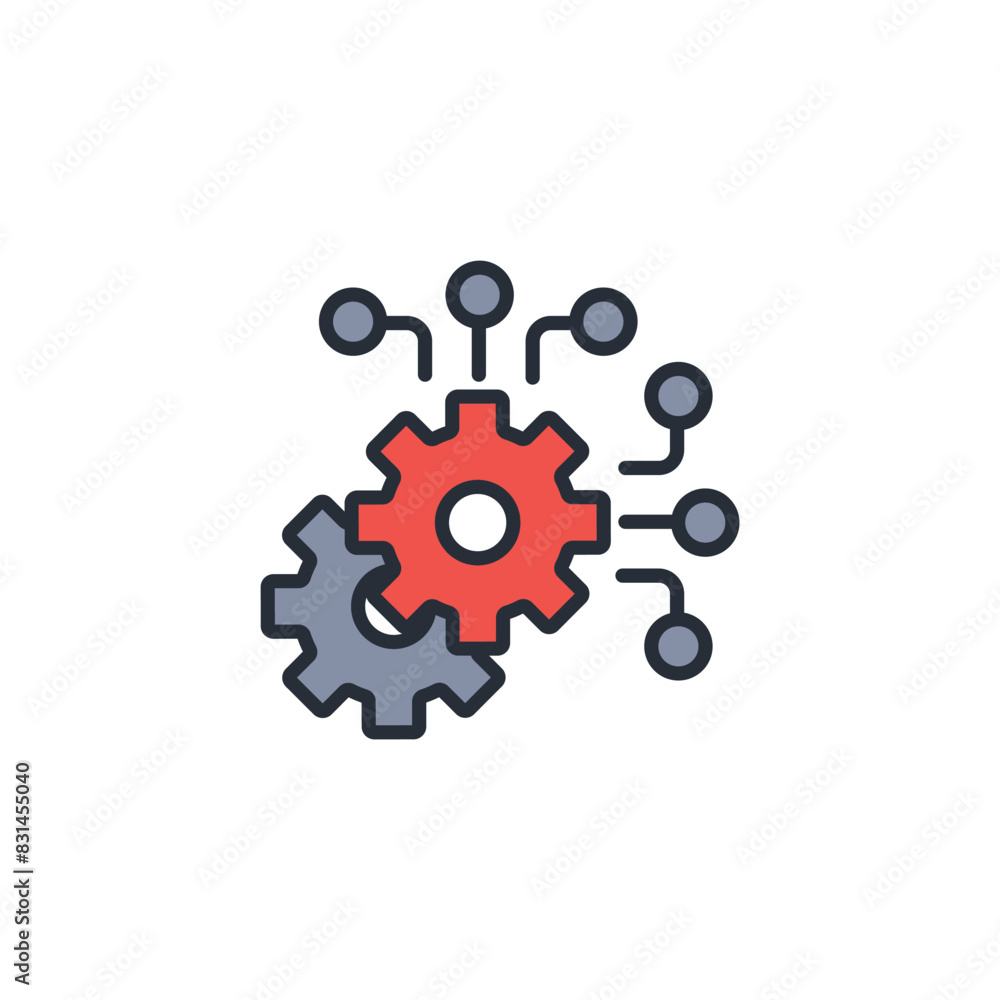 Poster operations icon. vector.editable stroke.linear style sign for use web design,logo.symbol illustratio
