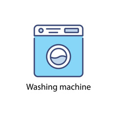 Washing machine vector icon