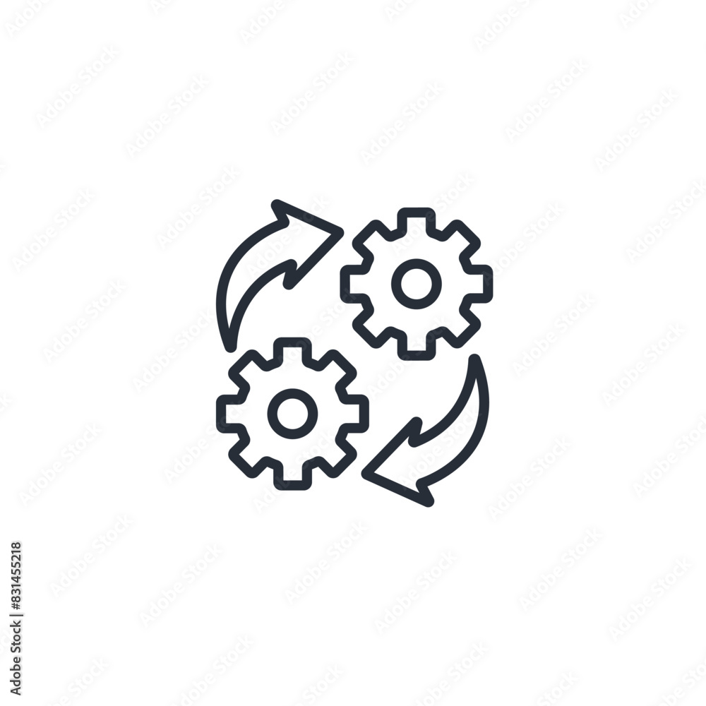 Poster optimization icon. vector.editable stroke.linear style sign for use web design,logo.symbol illustrat