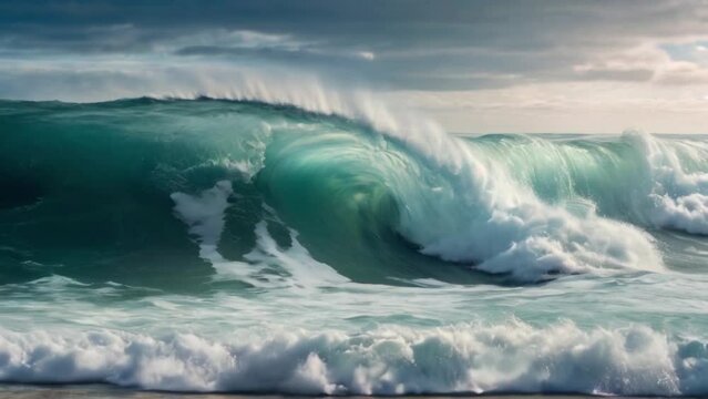 Ocean big wave
