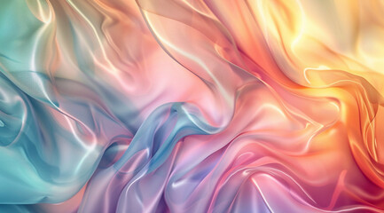 Obraz premium Soft Pastel Silk Fabric Texture