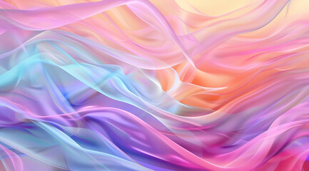 Soft Pastel Silk Fabric Texture

