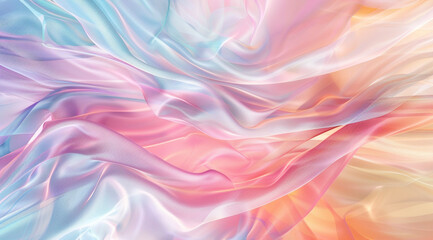Obraz premium Soft Pastel Silk Fabric Texture