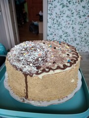 chocolate cake on a plate