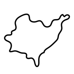 Azua map illustration