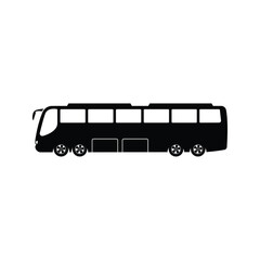 city ​​bus transportation vector icon