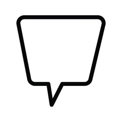 Naklejka premium vector icon chat, talk, message