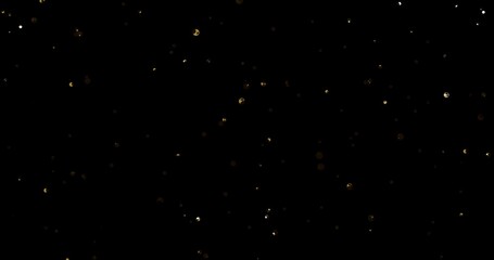 Gold glitter confetti