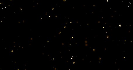 Gold glitter confetti