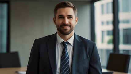 Fototapeta premium businessman in office