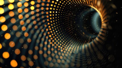 Creative circular background with abstract spiral dots creating a dynamic sense of urgency ideal for adding depth to your projects