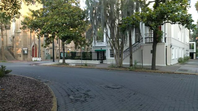 Taylor Square Savannah Georgia 4K