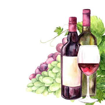 recommend clip art: Wine, grapes and glass of wine