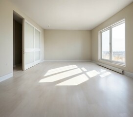 Obraz premium Empty room with window