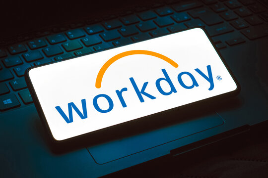 May 28, 2024, Brazil. In this photo illustration, the Workday, Inc. logo is displayed on a smartphone screen.