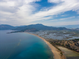 Iztuzu Beach near Dalyan, in the Ortaca District of the Province of Mugla