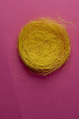 randomly wound synthetic threads for handmade products