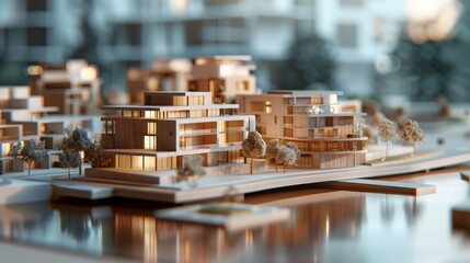 AI helping with architectural model simulations, detailed virtual constructions.