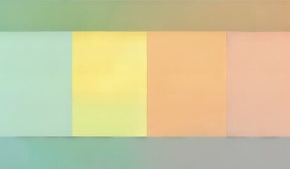 Fototapeta premium colorful background, a yellow and blue square is on a gray background