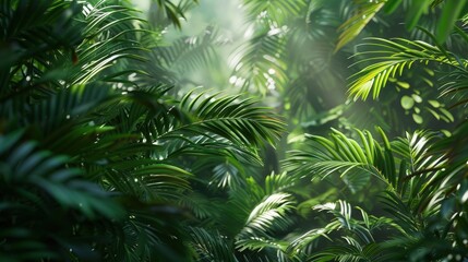 Jungle expedition for rare plant species, guided trek, adventurous botanists, dense foliage.