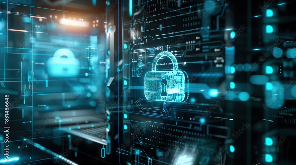 Poster hosting a series of expert talks on cybersecurity best practices.