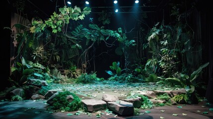 Environmental impact theater play, dramatizing conservation, cultural approach.