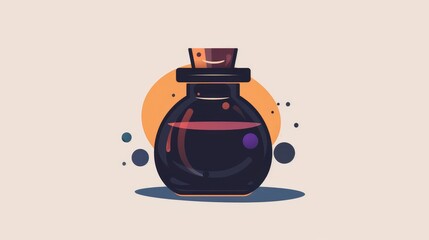 Icon representing an ink pot