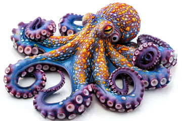Obraz premium Octopus Isolated