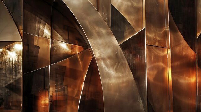 Art Deco archivolts feature bold geometry, metallic finishes, and dramatic light contrasts for a striking impact.