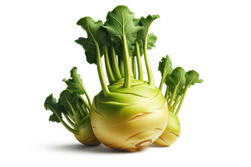 White Kohlrabi turnip cabbage