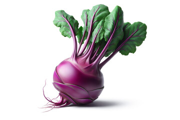 Purple Kohlrabi fresh raw veggies