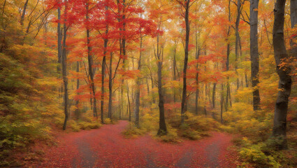Obraz premium Fall Trees