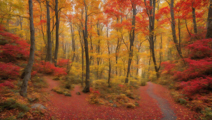 Obraz premium Fall Trees