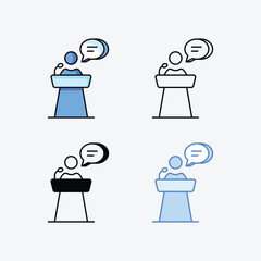 Flags icons vector stock illustration