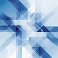 Obraz premium Simplified Abstract Blue Medical Crosses