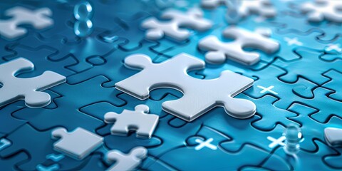 Simplified Abstract Blue Medical Crosses