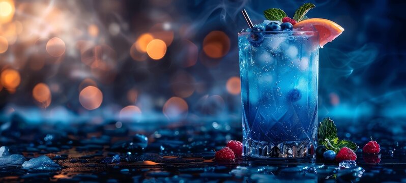 Cocktail Blue Lagoon free space for text food photography by Canon EOS R6 Mark II , Mid-range shots --ar 20:9 --stylize 250 Job ID: e37a4bb0-4dea-4858-be0d-af85700f9599