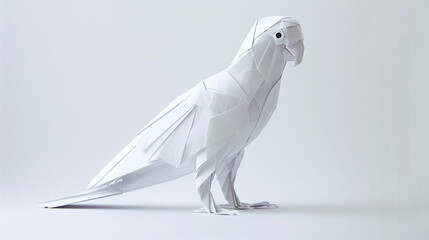 Fototapeta premium origami parrot