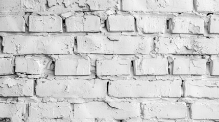 Fototapeta premium Background of white brick wall