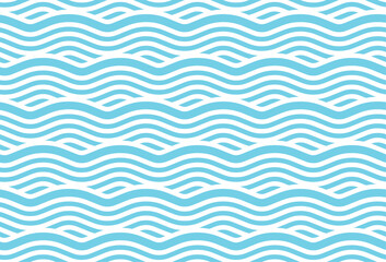 Seamless geometric pattern with waves
