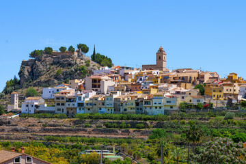 Obraz premium Polop, Gemeinde an der Costa Blanca, Spanien